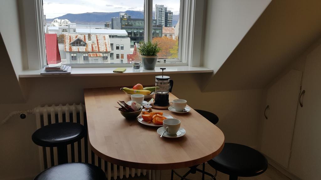 Skolavoerthustigur Apartments Reykjavík Rom bilde